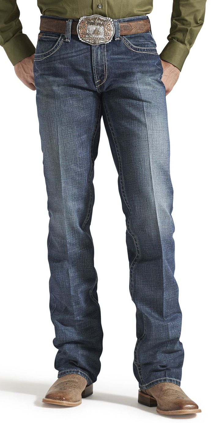 10014010 Gulch M5 Low Rise Straight Leg Ariat Mens Jeans