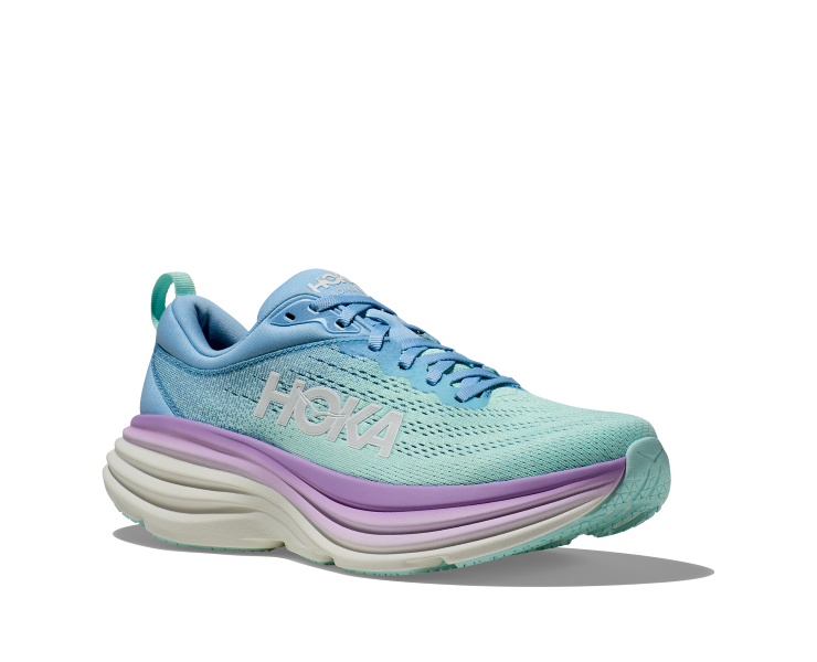 Hoka Airy Blue/Sunlit Ocean Bondi 8 Women's Athletic Shoes 1127952-ABS