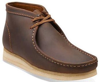 Clarks Wallabee Beeswax Leather Brown 