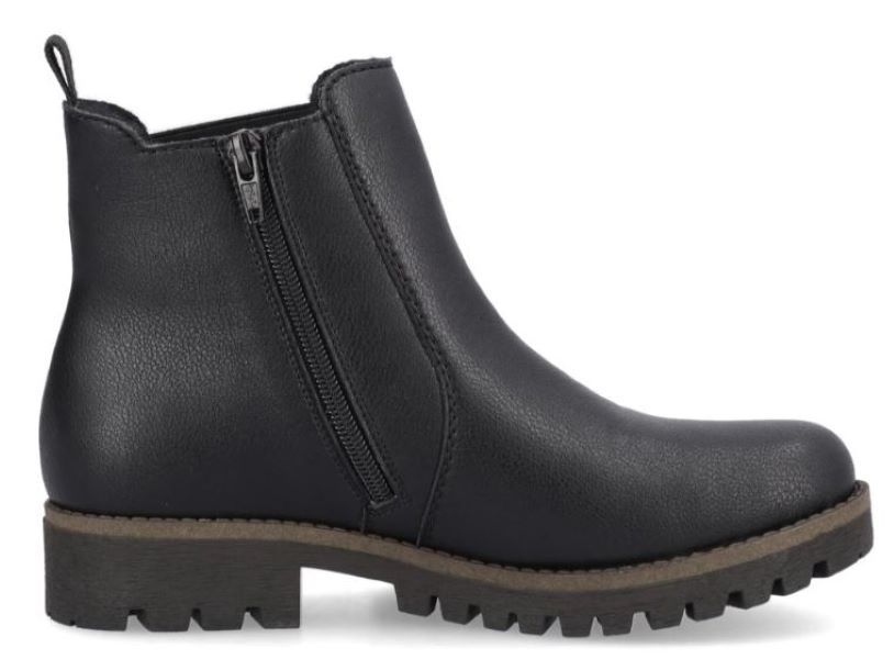 Rieker Black Women's Chelsea Style Ankle Boots 78577-00