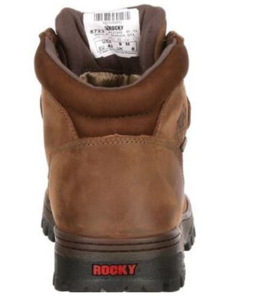 Rocky Light Brown Outback Gore-Tex Waterproof Moc Toe Mens Hiking Boot