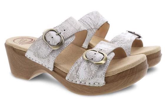dansko white sandals