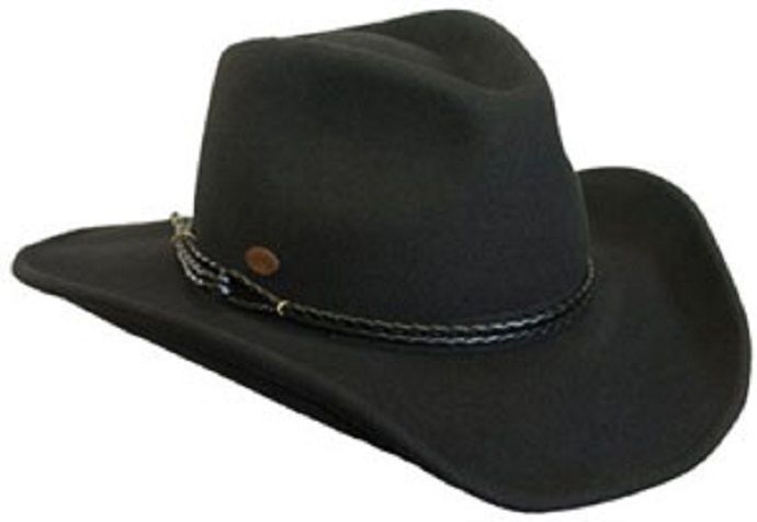 C1002 Wool Shapeable Waterproof Mens Western Cowboy Hats