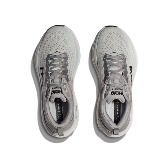 Hoka Sharkskin/Harbor Mist Bondi 8 Men's Athletic Shoes 1123202-SHMS