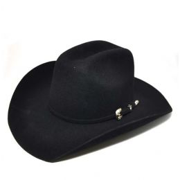 Bullhide Hats Black Kingman Jr. Kids Premium Wool Cowboy Hat 0646BL