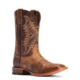 Ariat Dry Creek Tan/Brown Point Ryder Mens Western Boots 10042471