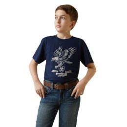 Ariat Navy Fighting Eagle Kid's T-Shirt 10044752