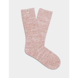 Ugg Dusk Rib Knit Women's Slouchy Crew Socks 1014832-DUS