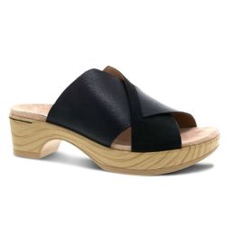 Dansko Black Multi Miri Womens Slide On Sandals 1021-602200