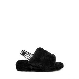 Ugg Black Fluff Yeah Slide Women's Shoes 1095119-BLK