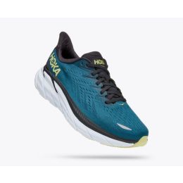 Hoka Blue Coral/Butterfly Clifton 8 Mens Running Shoes 1121374-BCBT