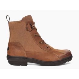 Ugg Chestnut Leather Hapsburg Womens Duck Boots 1120785-CLTHR