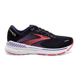 Brooks Black, Purple and Coral Adrenaline GTS 22 Womens Running Shoes 120353-080