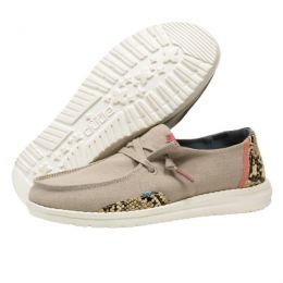 Hey Dude Python Coffee Wendy Snake Womens Shoes 121411810