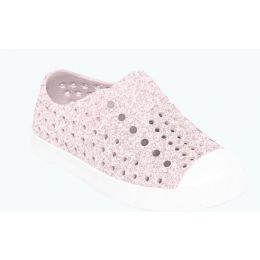 Native Milk Pink Bling/Shell White Jefferson Bling Children Shoes 13100112-6805