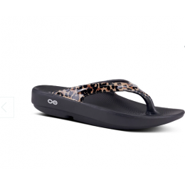 OOFOS Leopard OOLALA Limited Edition Womens Comfort Sandals 1403-LEOPARD