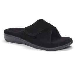 Vionic Black Relax Womens Comfort Slippers