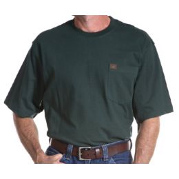 3W700FG Riggs Workwear Short Sleeve Pocket Tee Wrangler Mens Shirts