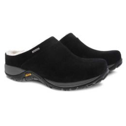Dansko Black Suede Parson Womens Comfort Slide On Shoes 4356-100210