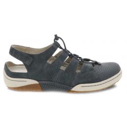 Dansko Slate Suede Riona Adjustable Back Womens Comfort Shoes 4427-870300