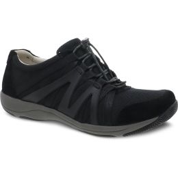 Dansko Black with Black Suede Henriette Womens Comfort Shoes 4852-360295