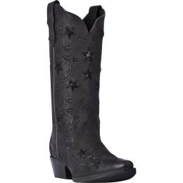 Dan Post Laredo Black Gunpowder Womens Leather Boots 52110