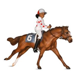 Breyer Cheryl White Rider Horse & Book Set 6236
