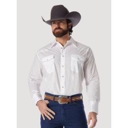 Wrangler White Sport Western Snap Shirt 71105