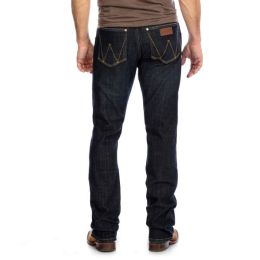Wrangler Dax (Dark Wash) Retro Slim Fit Men's Bootcut Jeans 77MWZDX