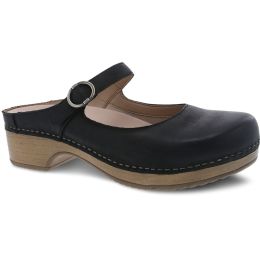 Dansko Black Burnished Nubuck Bria Women's Mary Jane Shoes 9435-101600