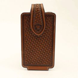 Ariat Brown Basketweave Cell Phone Case A0601702
