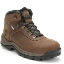 Timberland Pro Brown Flume Mens Steel Toe Waterproof Work Boots A1Q8V