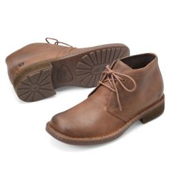Born Brown Harrison Mens Comfort Classic Chukka Boots H32706