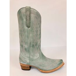 Lane Boots Chalky Turquoise Lexington 13 inch Snip Toe Women's Boots LB0488M