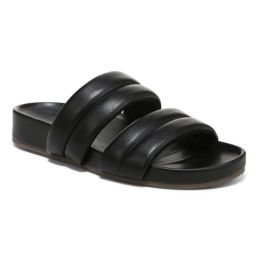 Vionic Black Mayla Double Strap Womens Sandals