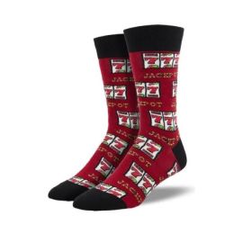 Socksmith Red Jackpot Mens Socks MNC2424-RED