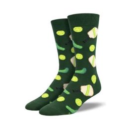 SockSmith Green PICKLEBALL Men's Socks MNC2733