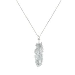 Montana Silversmiths Shimmering Feather Women's Necklace NC3374CZ