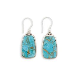 Myra Dangling Stone Turquoise Earring S-6100
