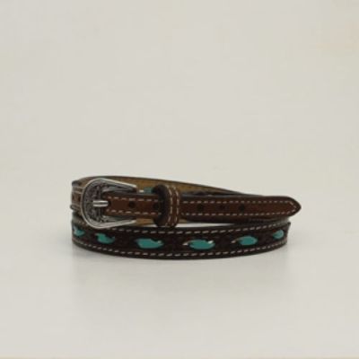 Nocona Brown with Turquoise Western Hatband 0204602