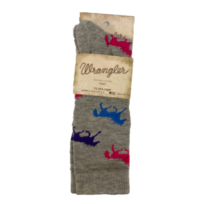 Wrangler Grey Socks for Women 09406-L-GRY