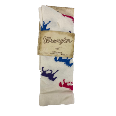 Wrangler White Socks for Women 09406-L-WHT
