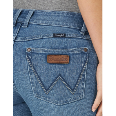Wrangler Heidi Light Wash Retro Mae Bootcut Womens Jeans 09MWZUH