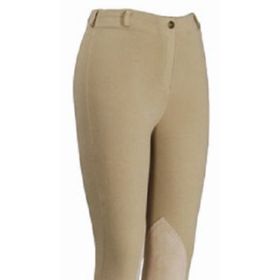 10001-01 TuffRider Ladies Pull-On Knee Patch Breeches