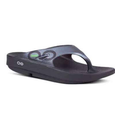 Oofos Black with Graphite OOriginal Sport Mens Comfort Sandals M1001-BLKGRAP