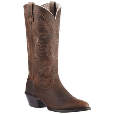 10010970 MAGNOLIA Sunflower Stitch Womens Western Cowboy Boots