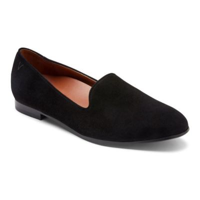 Vionic Black Willa Slip On Womens Flat Shoes 10011520-001