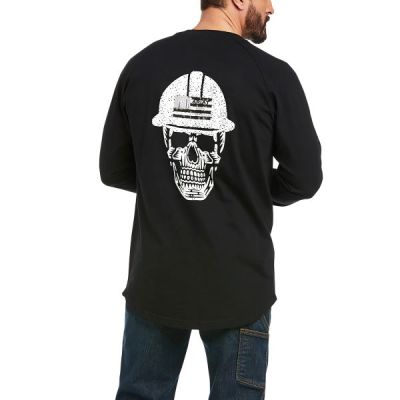 Ariat Black Rebar Cotton Strong Roughneck Graphic Men's T-Shirt 10037654