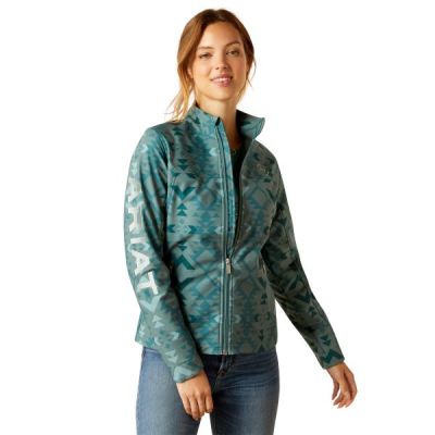 Ariat Pinewood New Team Softshell Print Women's Jacket 10046488