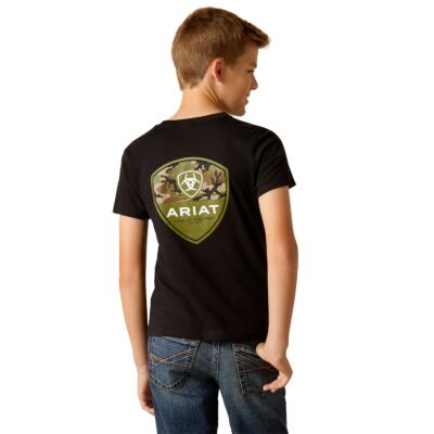 Ariat Black Camo Corps Boys T-Shirt 10051743